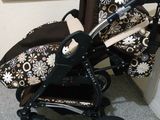 Красивая колясочка 2 в 1     Baby Merk цвет шоколадки! foto 5