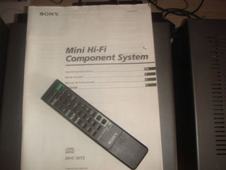 Sony Mini HI-FI Component System MHC - W55 foto 3