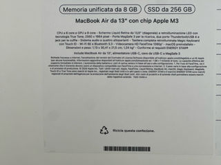 MacBook Air 13 M3 8/256gb nou ! Model 2024 foto 3