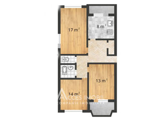 Apartament cu 3 camere, 70 m², Botanica, Chișinău foto 6