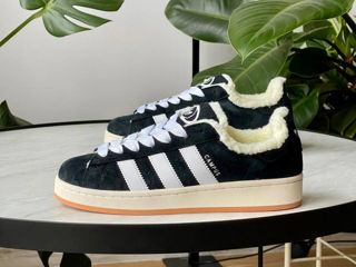 Adidas Campus Black cu blana / с мехом foto 6