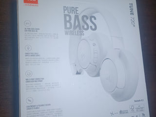 Căști cu și fără fir JBL TUNE 720BT White foto 2