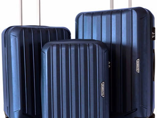 Set valize stilate și practice cu sistem blocare foto 6