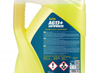Antigel galben MANNOL 4014 Antifreeze AG13+ (-40 C) Advanced 5L foto 2