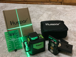 Laser Huepar 902CG 2D   8 linii + magnet + țintă + garantie + livrare gratis