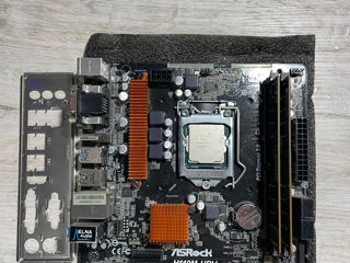 Комплект i5-9400f + Asrock h110m-hdv + 16gb ddr4