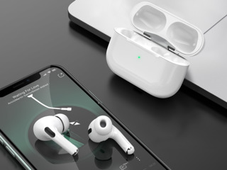 Hoco airpods pro des08 original series tws airpods pro [white] + husa cadou foto 7