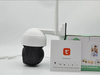 Поворотная IP WiFi камера 3Mp PTZ c автослежение Tuya Smart