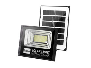 HOCO DL07 Plus Lumină de grădină cu energie solară pentru exterior (45W)