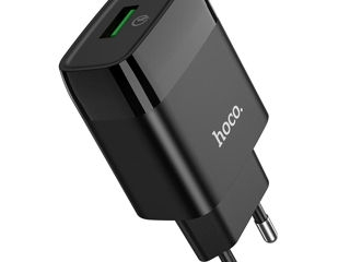 Încărcător Hoco C72Q Glorious + cablu USB tip C (QC3.0) [negru] foto 2
