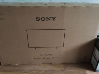 43" SONY Bravia Smart Tv 43X75WL, Ultra HD 4k, 108cm новый в упаковке