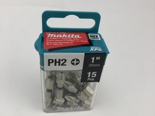 Makita E-00664 Impact XPS #2 Phillips 1" Вставка, 15 шт/уп