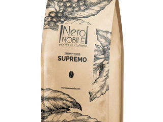 Cafea Boabe Nero Nobile Supremo Arabica 100 % Premium 1 Kg Livrare Moldova foto 6