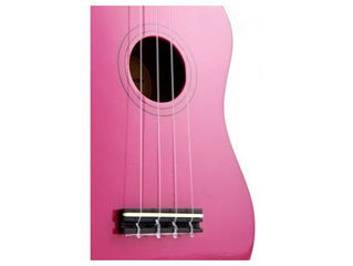 Ukulele soprano Harley Benton UK-12 Magenta Pink. foto 3