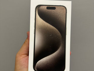 Vind iPhone 15 Pro 256Gb Natural Titanium , Nou , Sigilat , Garantie 1 An