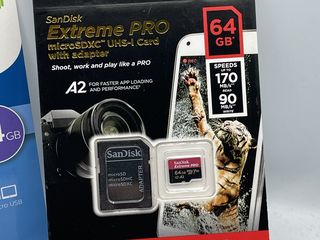 Usb flash 32gb / 64gb micro sd 64gb sandisk