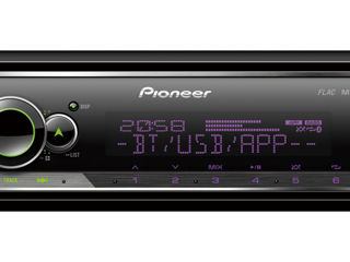 Автомагнитола 1DIN Pioneer MVH-s520bt с встроенным звуковым процессором (DSP)