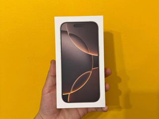 iPhone 16 Pro 128gb Black si Desert nou! Sigilat in cutie, orice control Neverlock, European