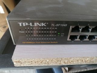 TP-Link TL-SF1048 48-Port 10/100Mbps Rackmount Switch - 600Lei foto 1