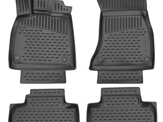 Audi Q5, 2017-2020. полиуретановые коврики с бортами в салон и багажник. Novline-Element foto 2
