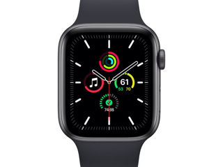 Apple Watch Se 44Mm Aluminum Case With Midnight Sport Band, Mkq63 Gps, Space Gray foto 1