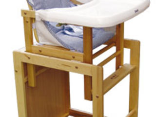 Распродажа - 20%Детский стульчик-трансформер для кормления с пластиковой столешницей 690 лей! foto 2