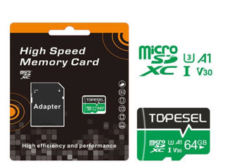 MicroSD rapide cu SD adaptor Topesel foto 2