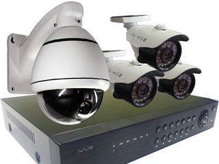 Комплекты видео наблюдения HD Full HD DVR 4/8/16 камер IPкамеры 1MP 2MP 4MM 6MM foto 4