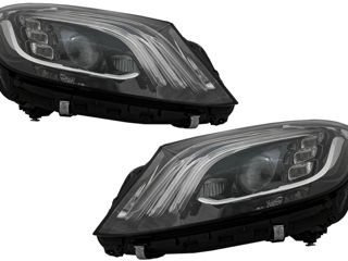 Faruri Full LED compatibil cu Mercedes S-Class W222 Maybach X222 (2013-2017) Facelift Design foto 2