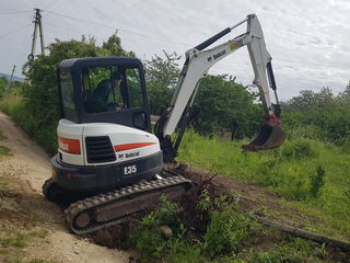 Excavator Miniexcavator Bobcat E35 Strelaua Extra-Long foto 2