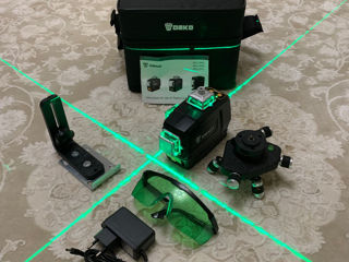 Laser Deko 3D PB1 12 linii +   acumulator + tripod + livrare gratis foto 1