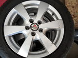 Bridgestone 205/55 R16 диски 5*110 skoda,volkswagen.opel astra h foto 2