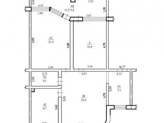 Apartament cu 2 camere, 88 m², Centru, Holercani, Dubăsari foto 11