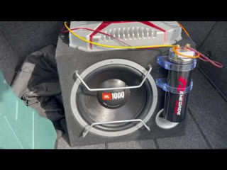 Subwoofer auto JBL 1000w + Amplificat Sony Xplode 1000w + Condensator Renegade 1.2F