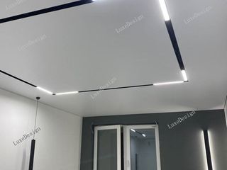 Натяжные потолки luxedesign tavane extensibile/ парящие потолки, световые линии на потолке foto 7