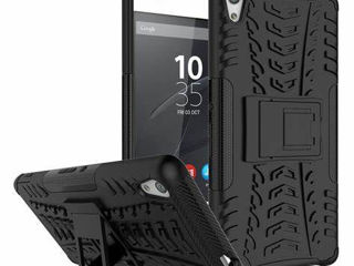 For Sony Xperia XA2 Ultra Case, Rugged Armor Protective Cover with Kickstand