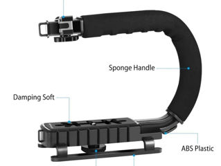 180 lei - L Video Grip, L-Bracket, U/C Bracket, Universal Camera 1/4 Inch Screw Swiss Vertical Video foto 2