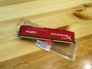 Kingston HyperX FURY Red Series HX318C10FR/4 DDR3 PC14900 1866MHz CL10 2 штуки по 4 gb кит foto 2