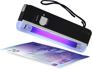 Verificator bancnote si documente UV. Детектор поддельных денег, банкнот / валюты с УФ, МГ, БП. foto 5