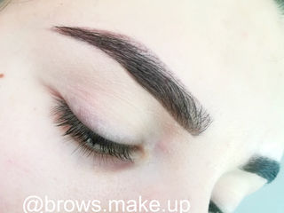 Профессиональный макияж. Коррекция бровей.