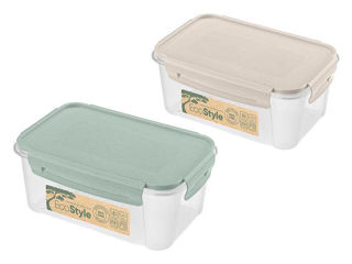 Container Alimentar Filalex Ecostyle 1.1L, 18.6X12.2X8.1Cm