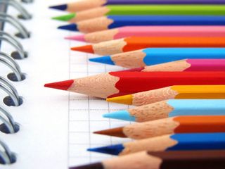 Письменные наборы различного ассортимента, карандаши, ручки, маркеры, акварельные краски и гуашь. foto 1
