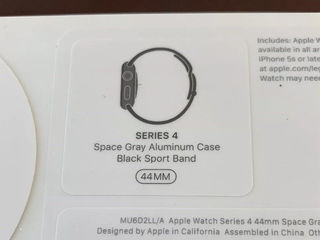 Apple watch series 4 44mm space gray new foto 1