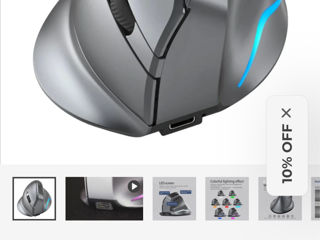 Zelotes F-26C Vertical Gaming Mouse foto 10