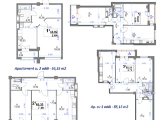 LAGMAR – apartamente noi Centru, Buiucani, Râșcani de la 444 euro/m2 foto 3