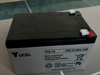 Yuasa Yucel 12v 12Ah Lead Acid Battery новый!!! foto 3