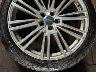 Vând 4 roți 5x112 R20 cu cauciucuri 235/45/20 Originale Audi foto 2