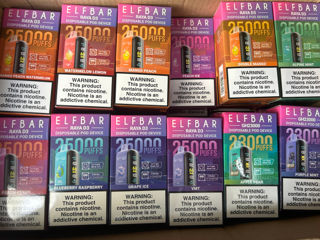 Elfbar  original la 18 000 pufuri-420 lei .la 23000 pufuri-445-lei și la 25 000-469 lei