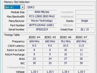 DDR3 PC3L /4Gb/1600MHz foto 5