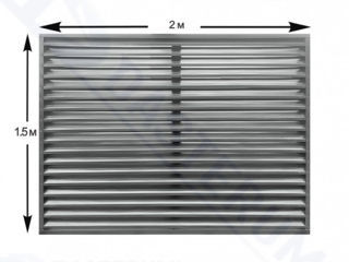 Secțiuni gard-jaluzele premium / cекции забора-жалюзи премиум foto 2